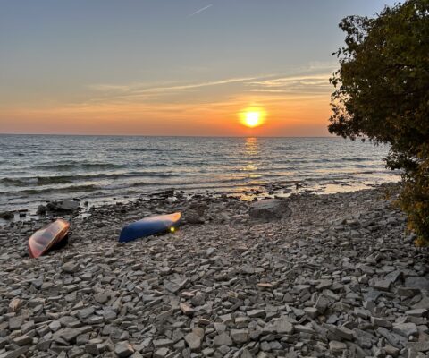 Lake Michigan sunset