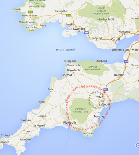 Dartmoor map copy